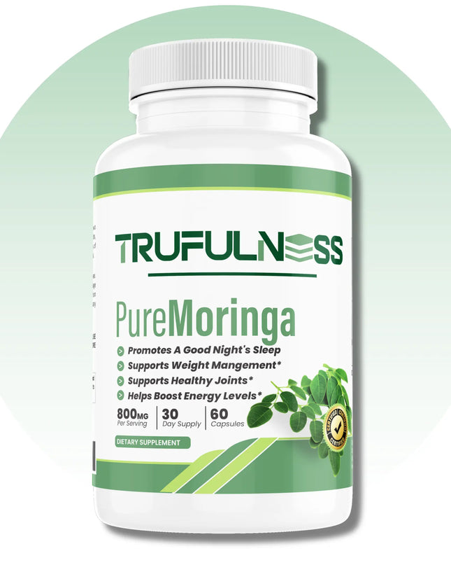 Moringa by Trufulness: promotes healthy cortisol levels with its natural properties