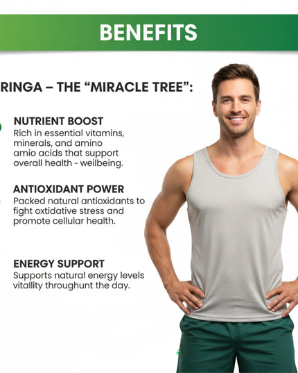 Moringa by Trufulness: promotes healthy cortisol levels with its natural properties