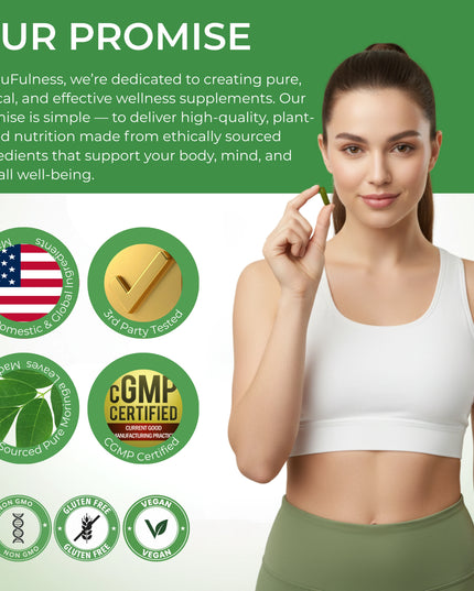 Moringa by Trufulness: promotes healthy cortisol levels with its natural properties